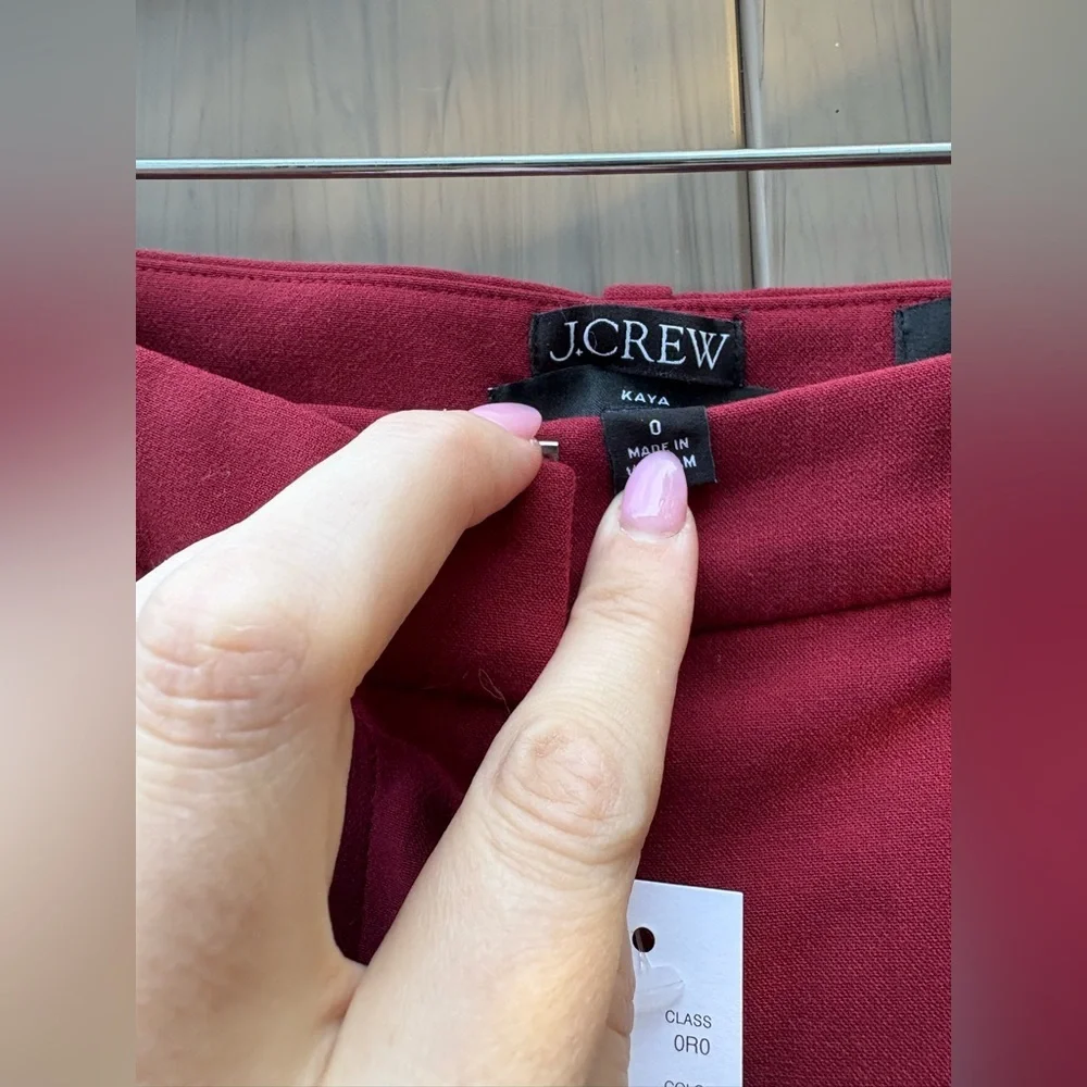 J. Crew Madelyn Blazer + Kaya Pants Crimson Bloom New with Tags!